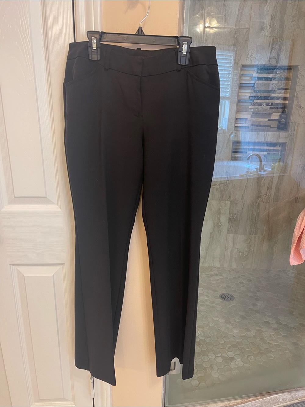 Worthington Black Wide Leg Dress Pants